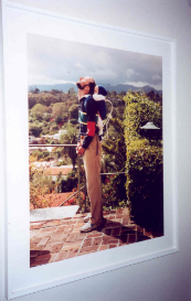 A Man Walking with a Baby, Santa Monica, California, 1988, printed in 1989
