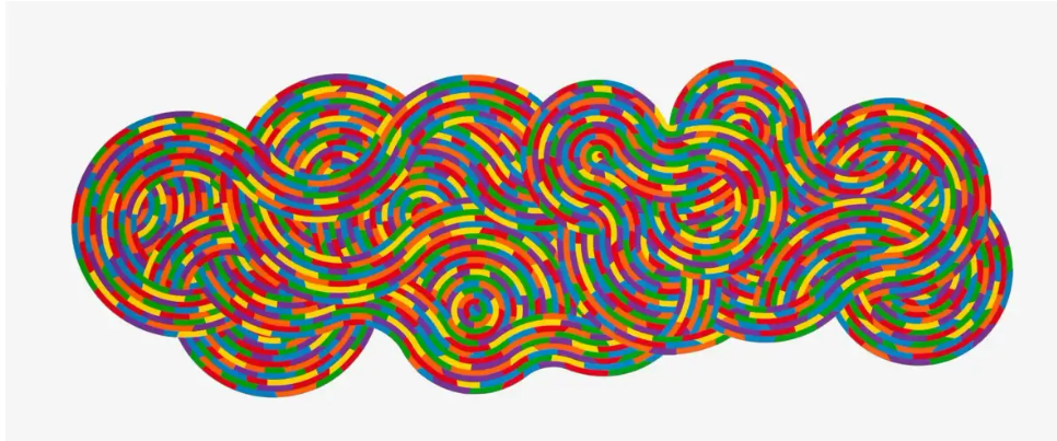 Whirls and Twirls (Color), 2005