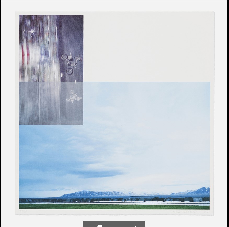 Overlap Series: Double Motorcyclists and Landscape (Icelandic 2003), 2003