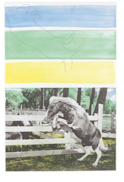 Three Colors (with Horse Ascending) from the portfolio Hegel's Cellar, 1986
