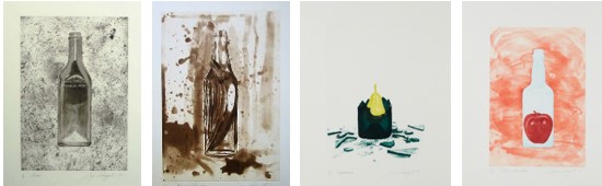 From left to right: Krapp's Banana, from The Glass Wishes, 1981; Appearance, from The Glass Wishes, 1981