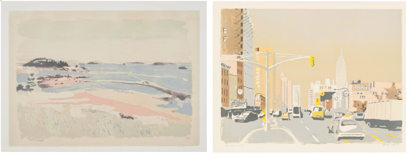 From left to right: South Meadow, 1971-72; Sixth Avenue, 1971-72