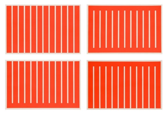 Untitled (red, horizontal), 1991-1994