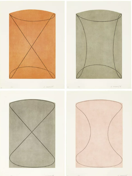 Four Figures, A, B, C, & D, 1998