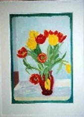 Red & Yellow Tulips, 1974