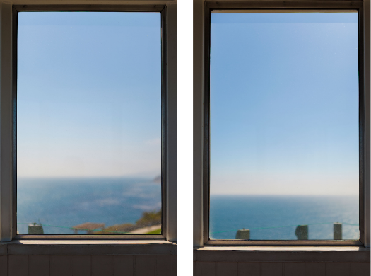 Thelma (Pt. Fermin), part I (left panel), View from here series, 2017 - Juanita (Pt. Fermin), part II (right panel), View from here series, 2017