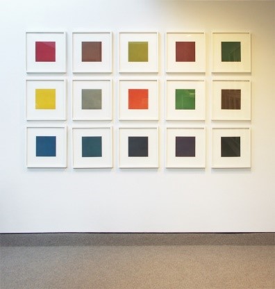 All One, Two, Three, and Four-Part Combinations of Gray, Yellow, Red, and Blue, 1991