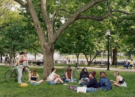 High School Students after BLM Protest, President’s Park, Washington DC from Silent General series, 2020